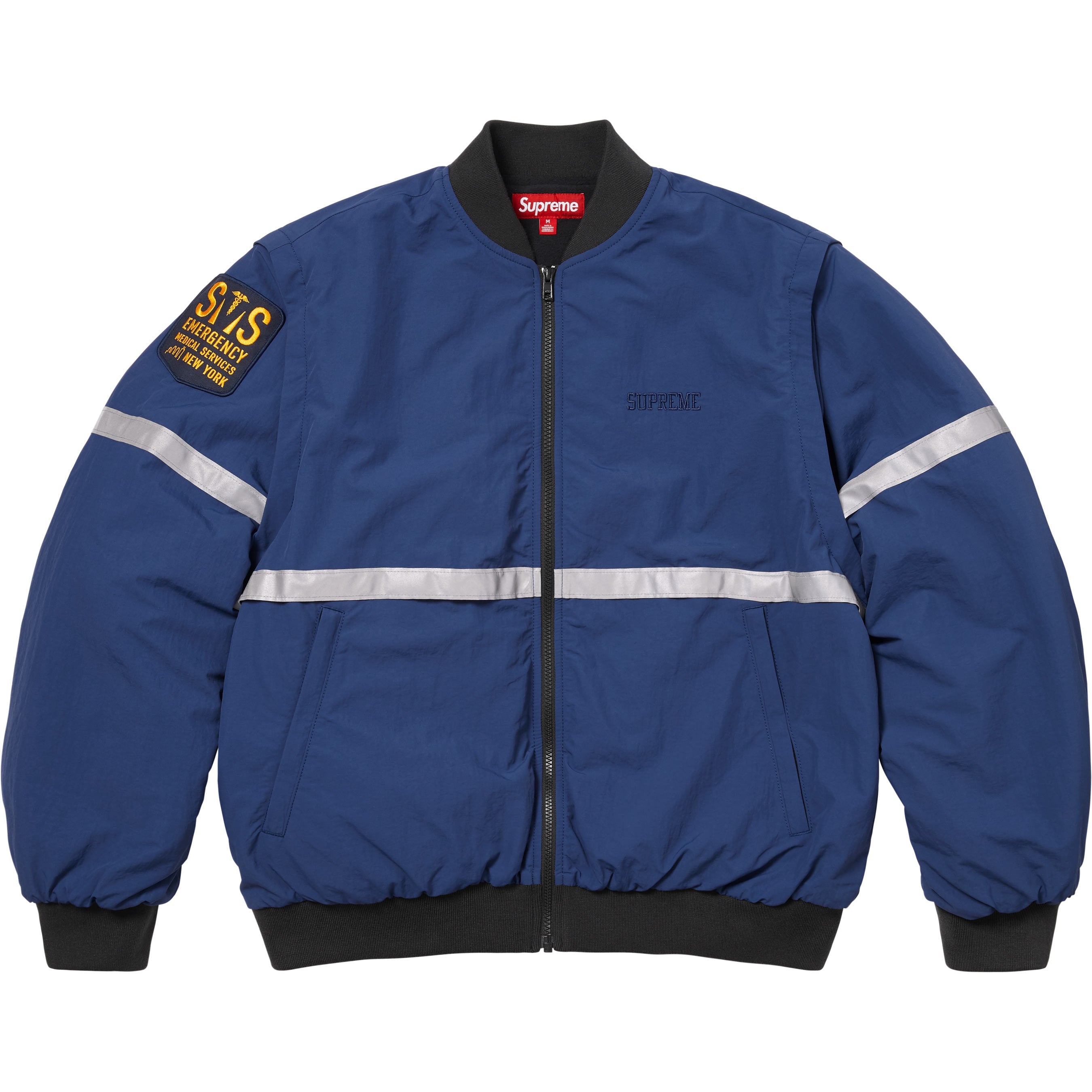 Zip-Off Sleeve Reflective Stripe Jacket view 6